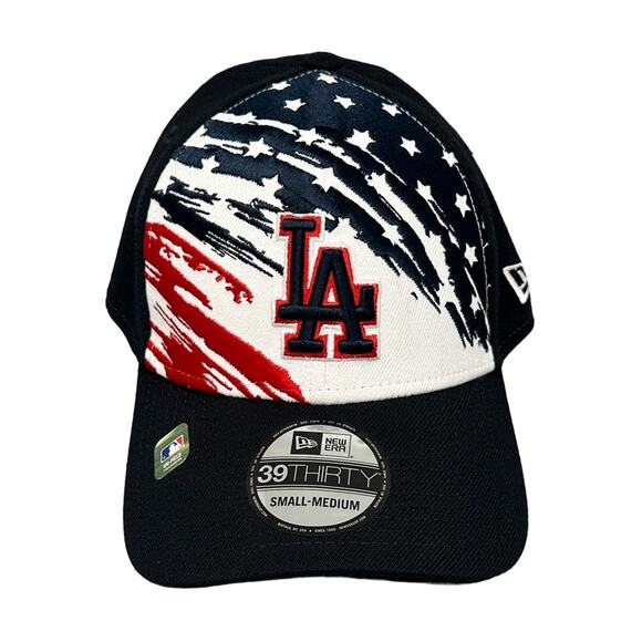 New Era 39Thirty Los Angeles Dodgers July 4th Hat Men’s‎ Sz Small-Medium NWT - Picture 1 of 5